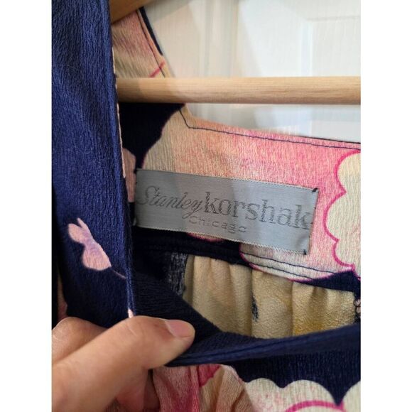 Stanley Koshak + Hanae Mori Vintage Dress Maxi M - Picture 6 of 12